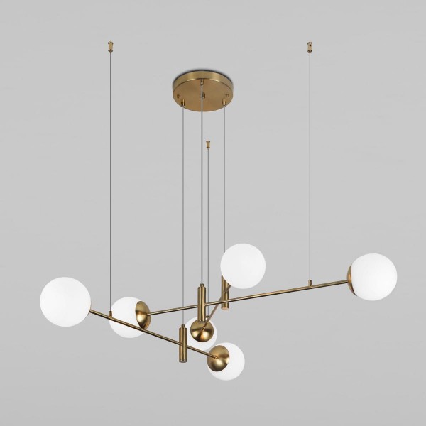 Подвесная люстра Eurosvet Planet 70146/6 латунь Smart &mdash; Дзинь ля-ля