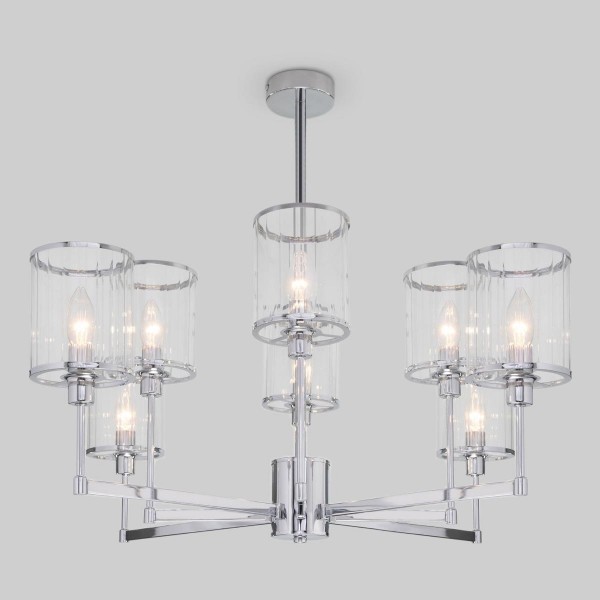 Потолочная люстра Eurosvet 60144/8 хром &mdash; Дзинь ля-ля