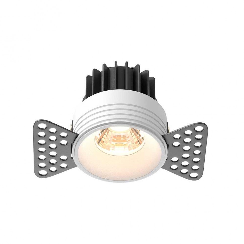 Встраиваемый светодиодный светильник Maytoni Round DL058-7W3K-TRS-W фото 1 &mdash; Дзинь ля-ля