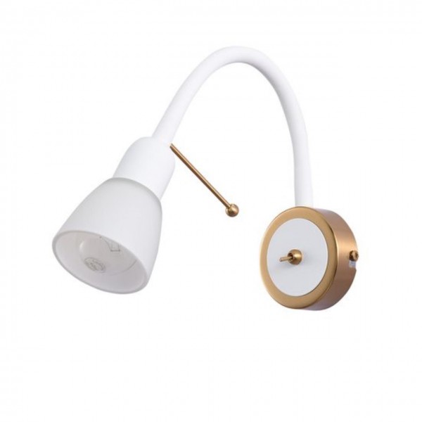 Бра Arte Lamp Lettura A7009AP-1WH &mdash; Дзинь ля-ля