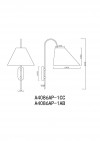 Бра Arte Lamp Rondo A4086AP-1AB фото 2 &mdash; Дзинь ля-ля