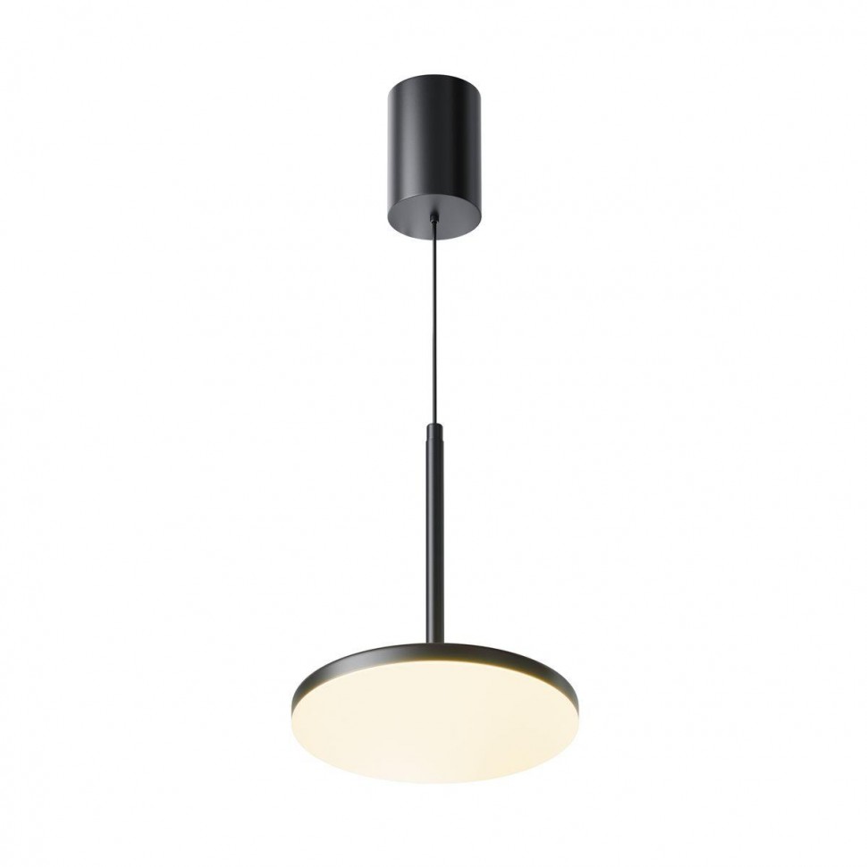 Подвесной светодиодный светильник Maytoni Technical Plato P076PL-L12W3K-B фото 1 &mdash; Дзинь ля-ля