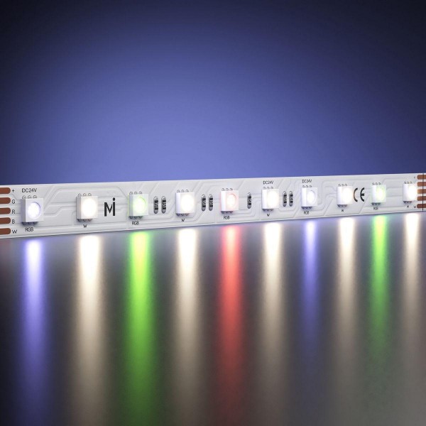 Светодиодная лента Maytoni 14,4W/m 60LED/m 5050SMD дневной белый + RGB 5M 201133 — Дзинь ля-ля