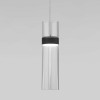 Подвесной светодиодный светильник Eurosvet Lumen 50244/1 Led черный/прозрачный фото 5 &mdash; Дзинь ля-ля
