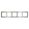 Рамка пластиковая VOLTUM S70 на 5 постов, (сталь) фото 5 — Дзинь ля-ля
