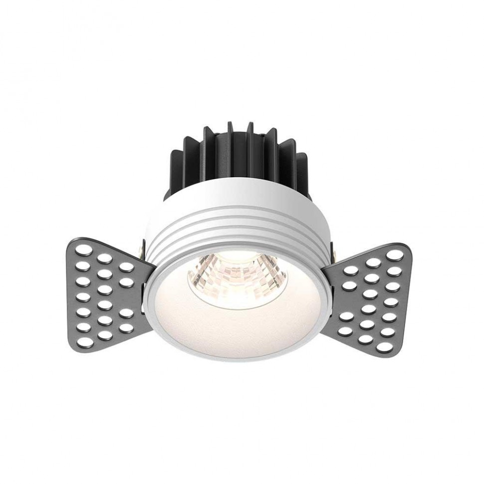 Встраиваемый светодиодный светильник Maytoni Round DL058-7W4K-TRS-W фото 1 &mdash; Дзинь ля-ля