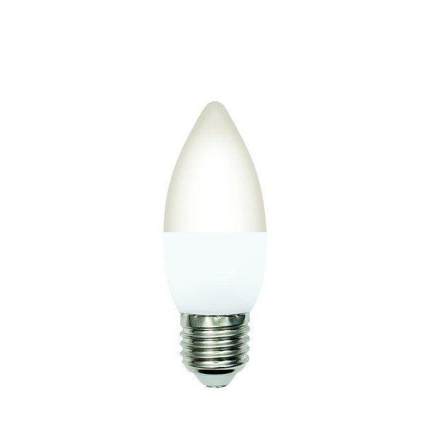 Лампа светодиодная Volpe E27 5W 3000K матовая LED-C37-5W/3000K/E27/FR/SLS UL-00008786 — Дзинь ля-ля