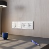 Розетка встраиваемая VOLTUM S70 с заземлением и защитными шторками, 16А, с USB, A+A, (белый глянцевы фото 3 — Дзинь ля-ля