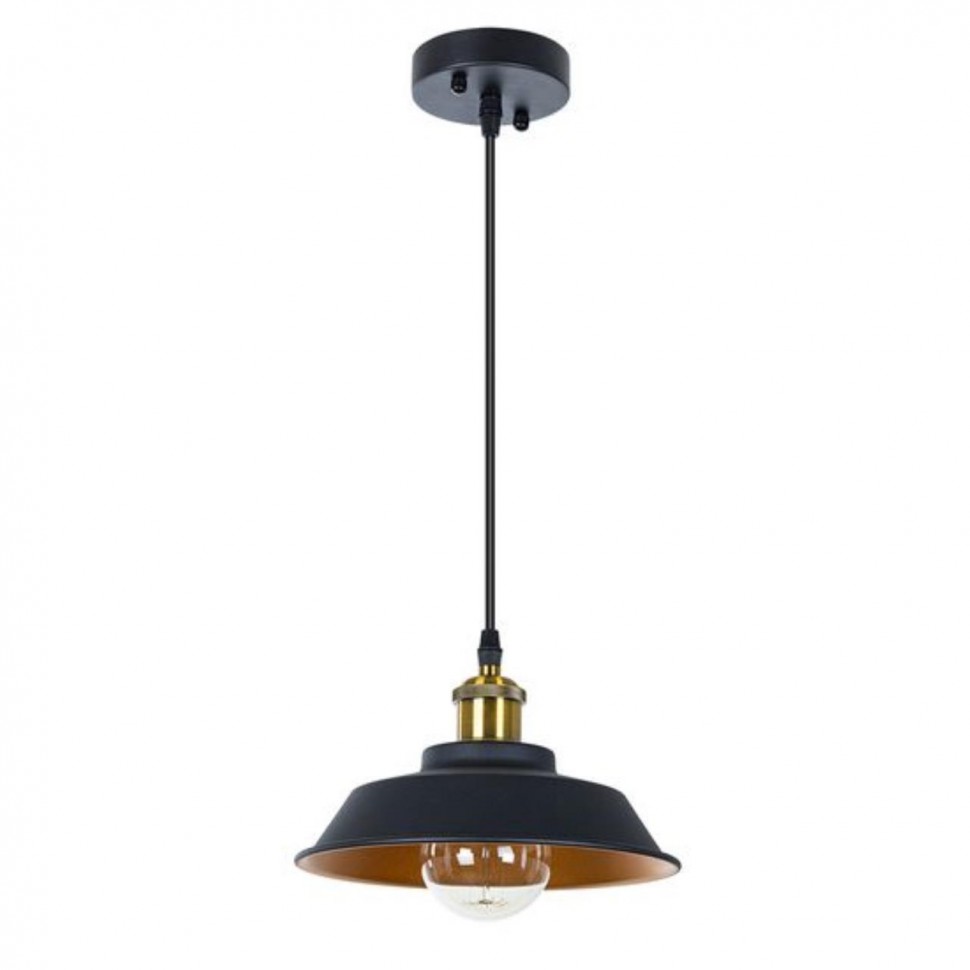 Подвесной светильник Arte Lamp Cappello A7038SP-1BK фото 1 &mdash; Дзинь ля-ля