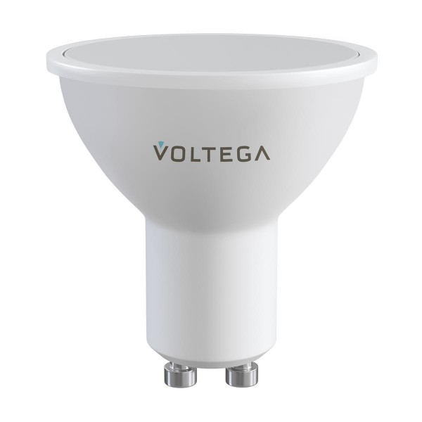 Лампа светодиодная диммируемая Voltega GU10 5W 2700К матовая VG-MR16GU10cct-WIFI-5W 2425 — Дзинь ля-ля
