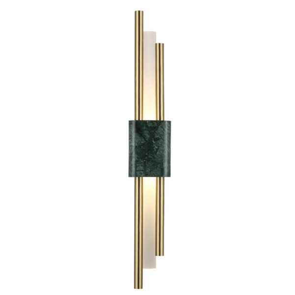Настенный светодиодный светильник Crystal Lux CARTA AP6W LED GREEN/BRASS — Дзинь ля-ля