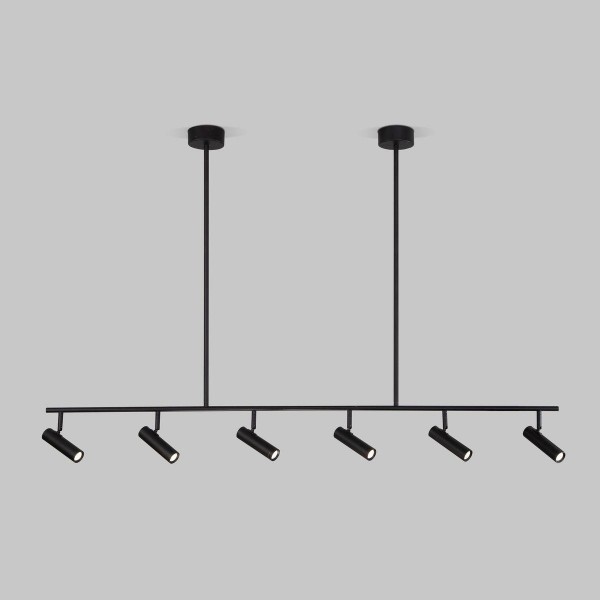 Подвесная светодиодная люстра Eurosvet Epiphania 20252/6 LED черный &mdash; Дзинь ля-ля