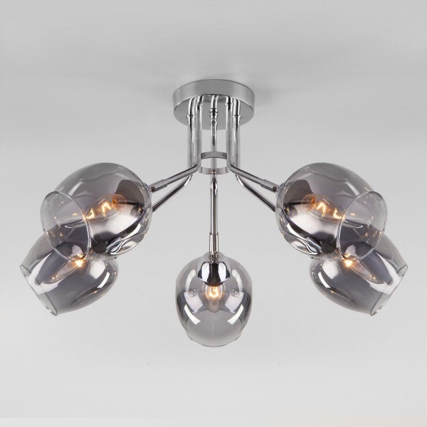 Потолочная люстра Eurosvet Marci 30164/5 хром &mdash; Дзинь ля-ля