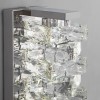 Настенный светодиодный светильник Eurosvet Blitz 40259 Led хром/ прозрачный хрусталь Strotskis фото 3 &mdash; Дзинь ля-ля