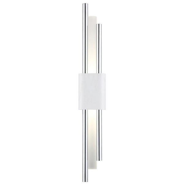 Настенный светодиодный светильник Crystal Lux CARTA AP6W LED WHITE/CHROME — Дзинь ля-ля