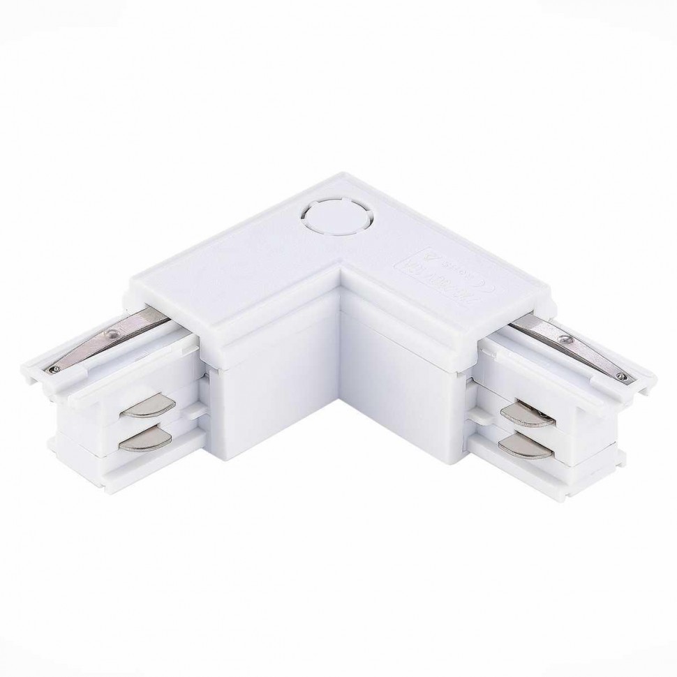 Коннектор L-образный левый ST Luce Трехфазная трековая система ST030.509.15L фото 1 — Дзинь ля-ля