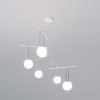 Подвесная люстра Eurosvet Riche 70143/5 белый фото 5 &mdash; Дзинь ля-ля
