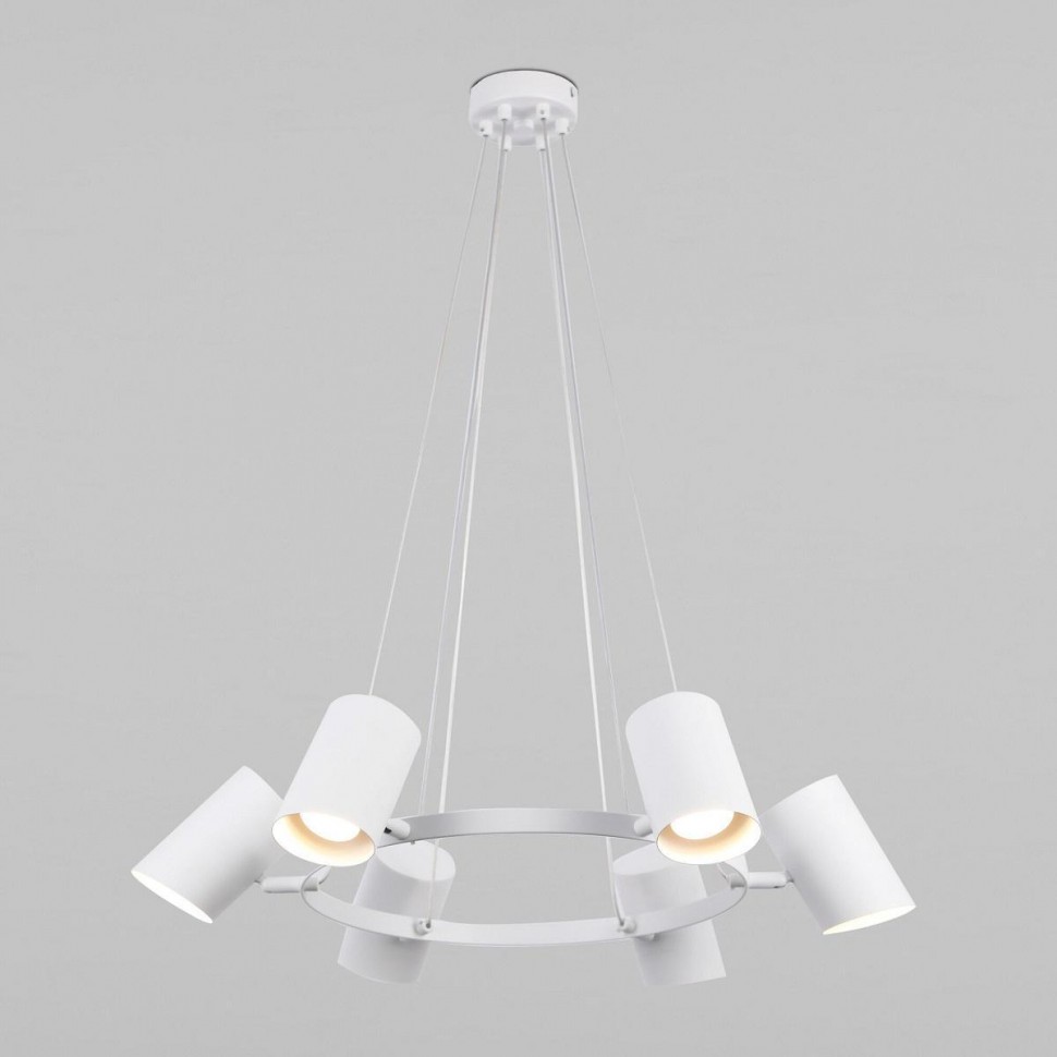 Подвесная люстра Eurosvet Splay 70147/6 белый фото 1 &mdash; Дзинь ля-ля