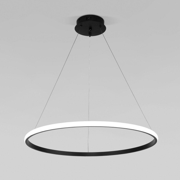 Подвесной светодиодный светильник Eurosvet Collars 90264/1 черный &mdash; Дзинь ля-ля