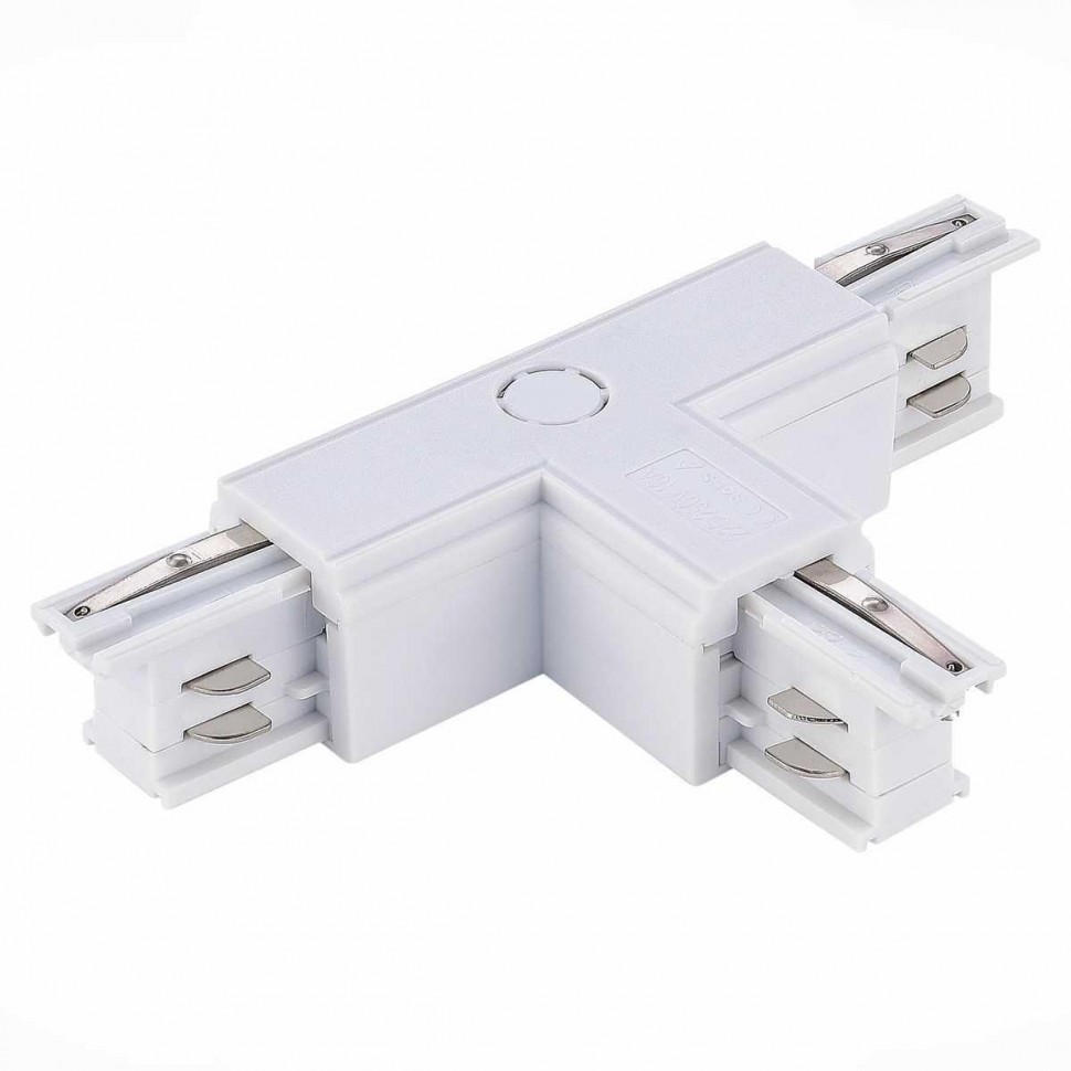 Коннектор T-образный левый ST Luce Трехфазная трековая система ST030.509.16L1 фото 1 — Дзинь ля-ля