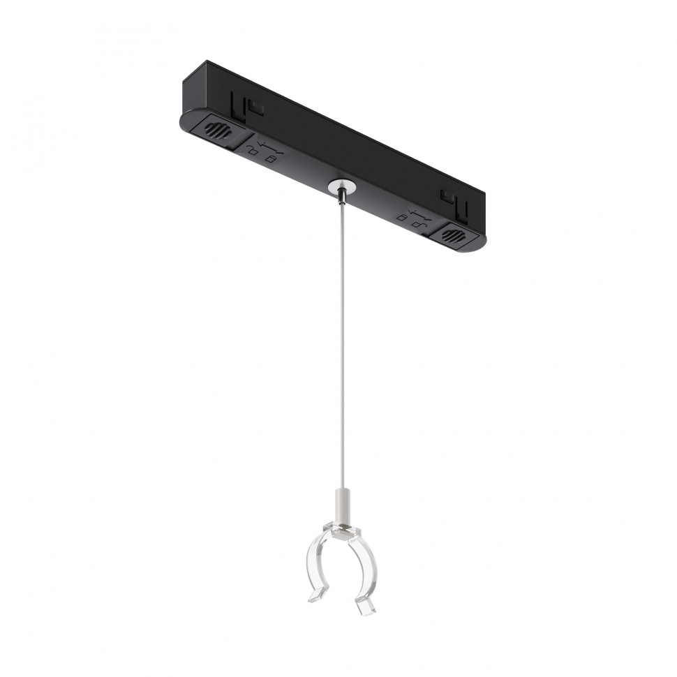 Коннектор с тросовым подвесом Tau в шинопровод Exility Maytoni TRA101SWT-2B фото 1 — Дзинь ля-ля