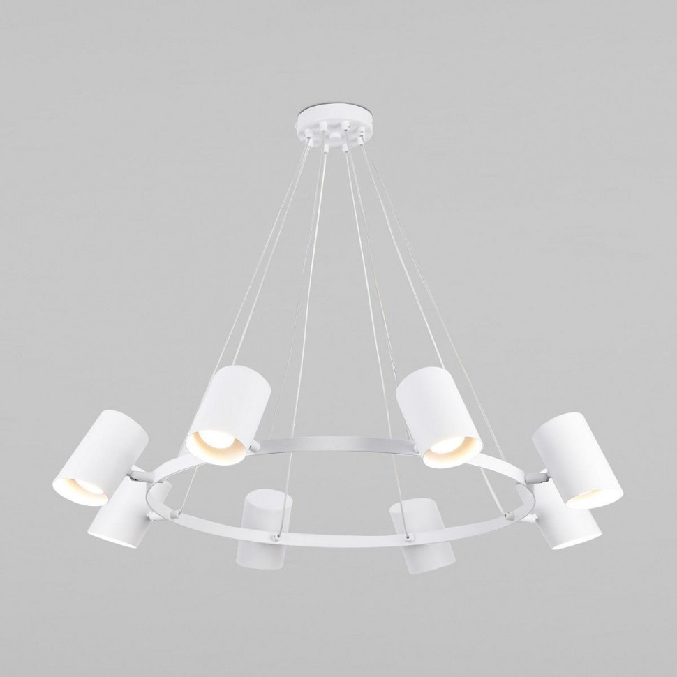 Подвесная люстра Eurosvet Splay 70147/8 белый фото 1 &mdash; Дзинь ля-ля
