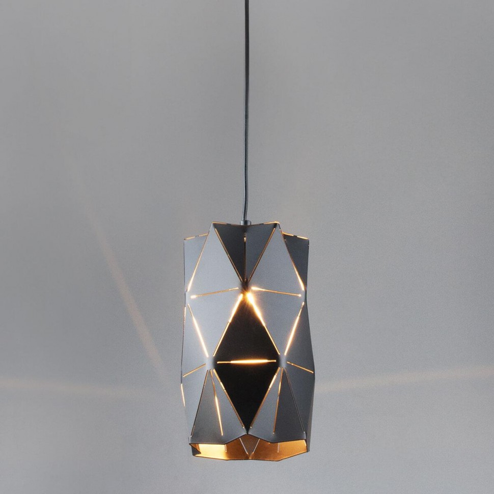 Подвесной светильник Eurosvet 50145/1 черный фото 1 &mdash; Дзинь ля-ля