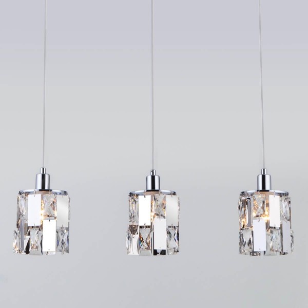 Подвесной светильник Eurosvet 50101/3 хром &mdash; Дзинь ля-ля