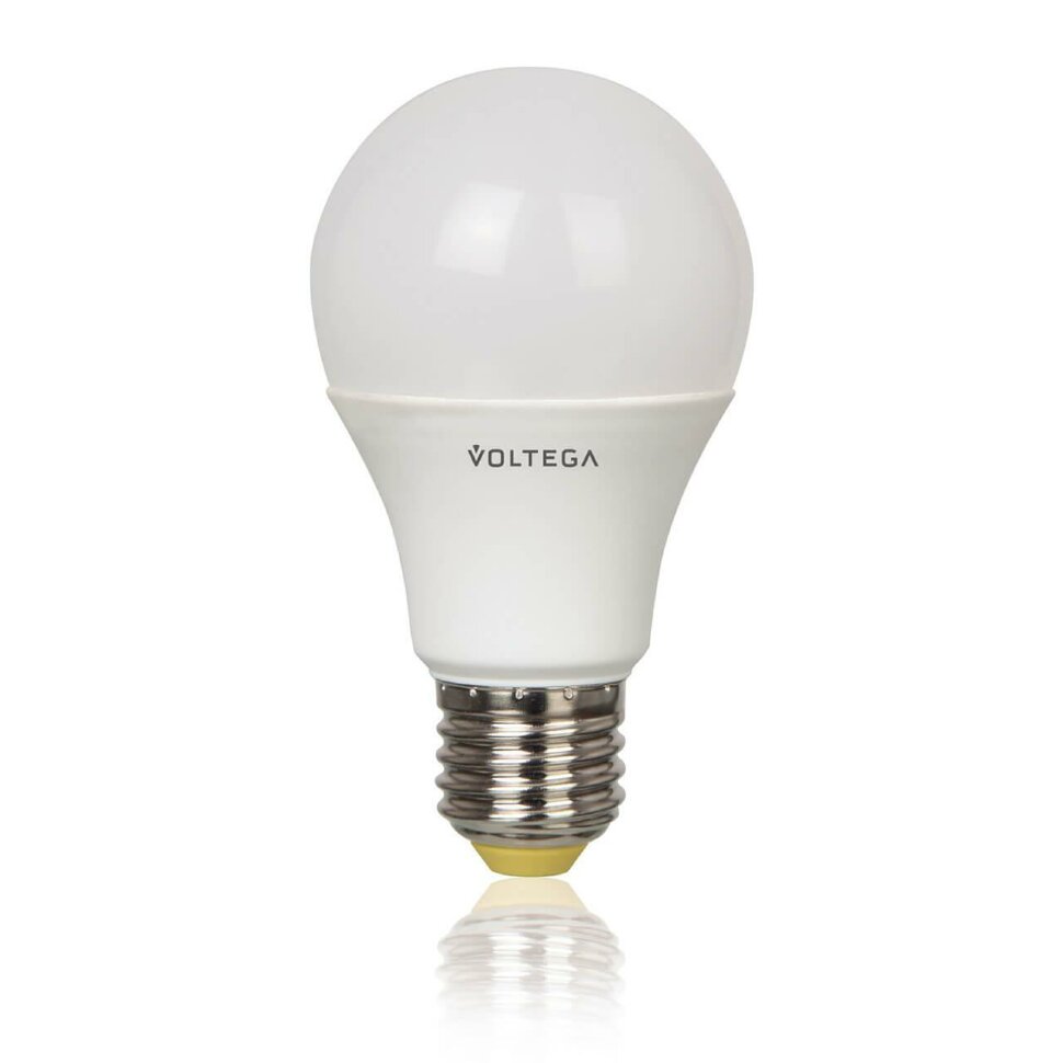 Лампа светодиодная Voltega E27 8.5W 2800К груша матовая VG4-A2E27warm8W 5753 фото 1 &mdash; Дзинь ля-ля