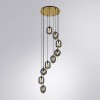 Подвесная люстра Arte Lamp Freddie A2231SP-9PB фото 3 &mdash; Дзинь ля-ля