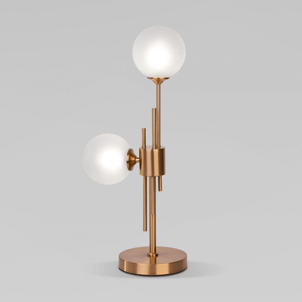 Настольная лампа Eurosvet Volver 01383/2 латунь фото 1 &mdash; Дзинь ля-ля