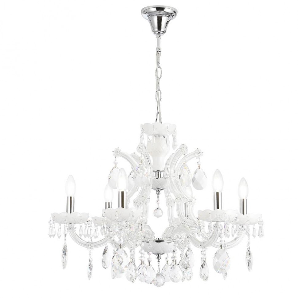 Подвесная люстра Crystal Lux Blanca Re SP6 фото 1 &mdash; Дзинь ля-ля