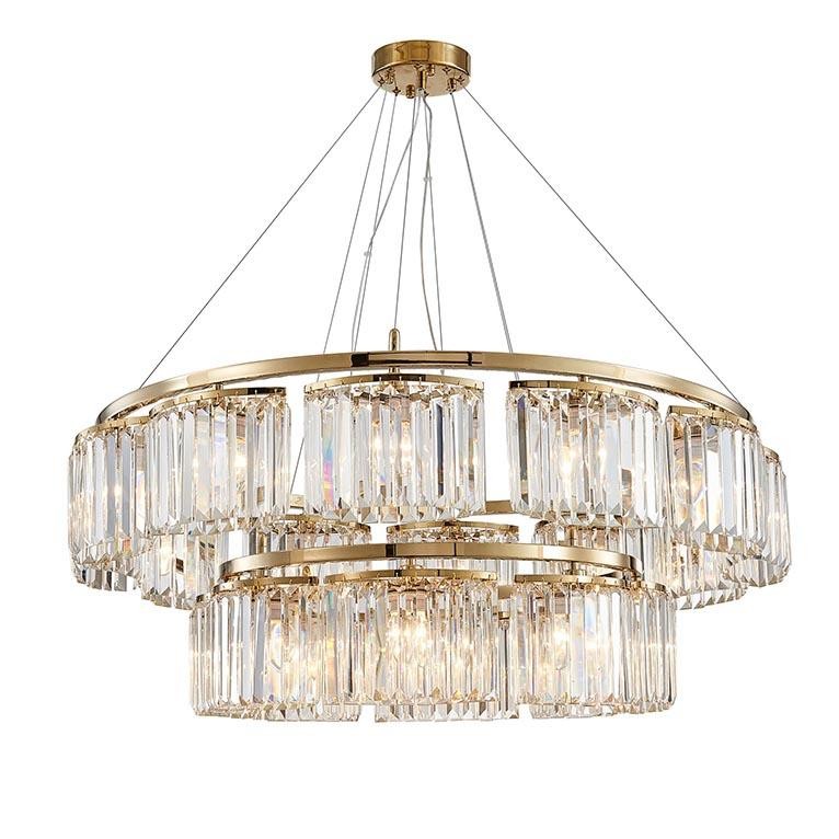 Подвесная люстра Newport 4358+12/S Gold М0062829 фото 1 &mdash; Дзинь ля-ля