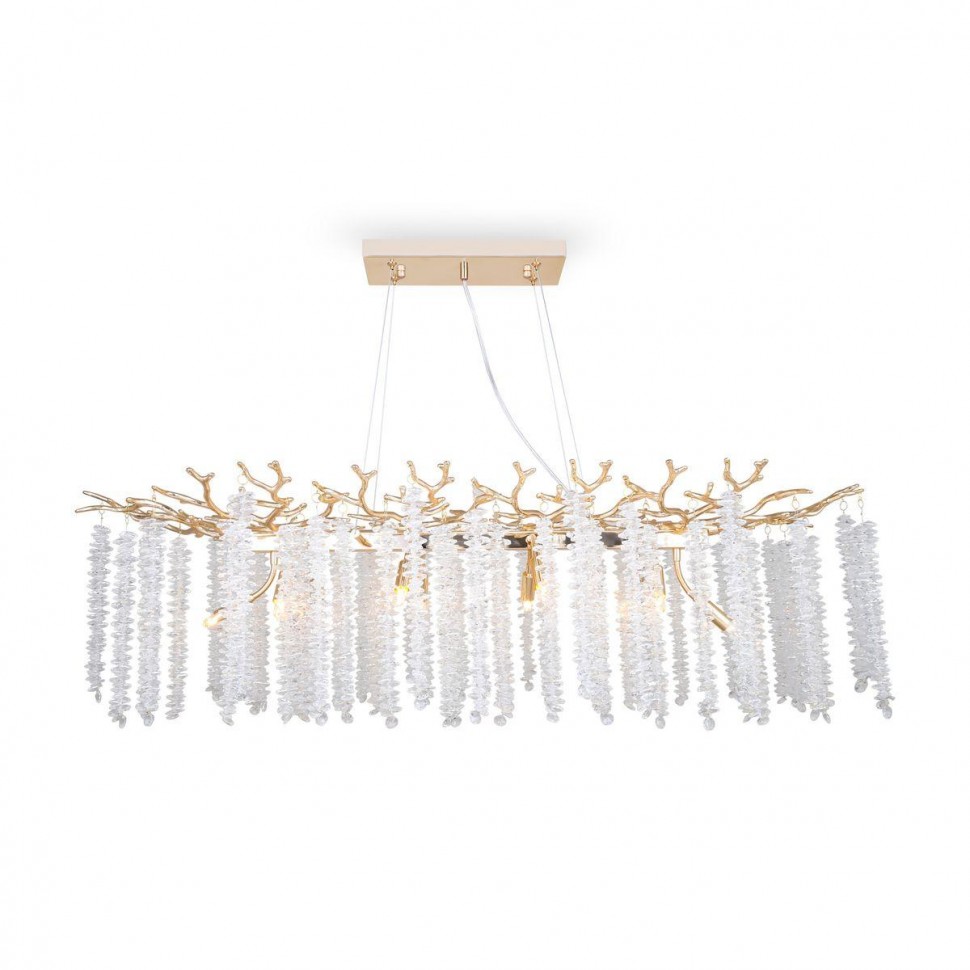 Подвесная люстра Freya Mineral FR1010PL-10G1 фото 1 &mdash; Дзинь ля-ля