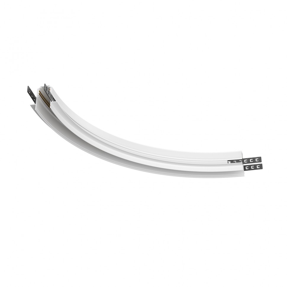 Коннектор радиусный R300 Exility встраиваемый под ГКЛ 9,5мм, белый Maytoni TRA044-angle-W фото 1 — Дзинь ля-ля