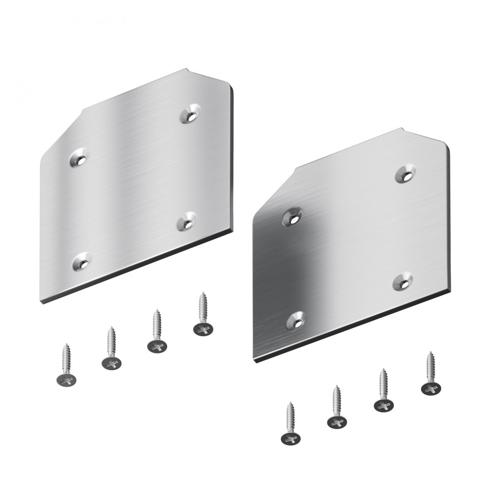 Заглушка торцевая к профилю, 2шт Maytoni TRA034MPEC-21S фото 1 — Дзинь ля-ля