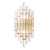 Настенный светильник Crystal Lux Saragosa AP2 Brass/Transparente фото 1 &mdash; Дзинь ля-ля