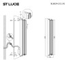 Настенный светодиодный светильник ST Luce Bamboo SL6224.311.01 фото 2 &mdash; Дзинь ля-ля