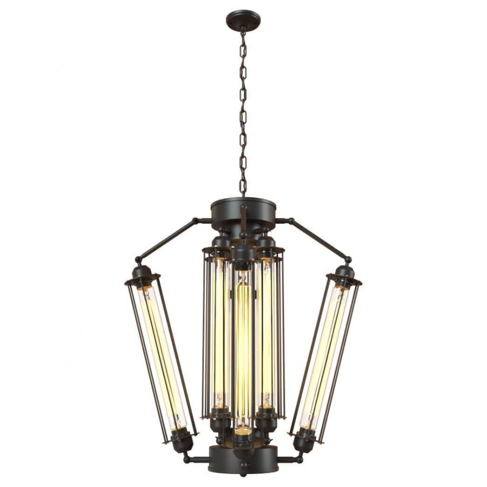 Подвесная люстра Loft IT Loft Industrial Cage Loft1136 фото 1 — Дзинь ля-ля