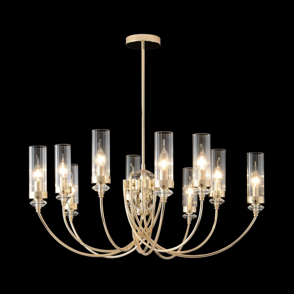 Люстра Crystal Lux SECRET SP10 GOLD фото 1 &mdash; Дзинь ля-ля
