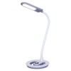 Настольная лампа  BL1392 WH+SL LED 6W 3000-6000K фото 2 — Дзинь ля-ля