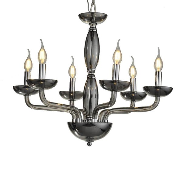 Подвесная люстра Newport 12606/C smoke М0062018 &mdash; Дзинь ля-ля