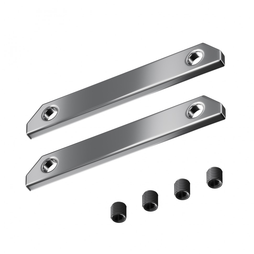 Комплект прямых соединителей(2 соединителя + 4 винта) для профиля TRA034MP-2S-1. Maytoni TRA034C-MP-1 фото 1 — Дзинь ля-ля