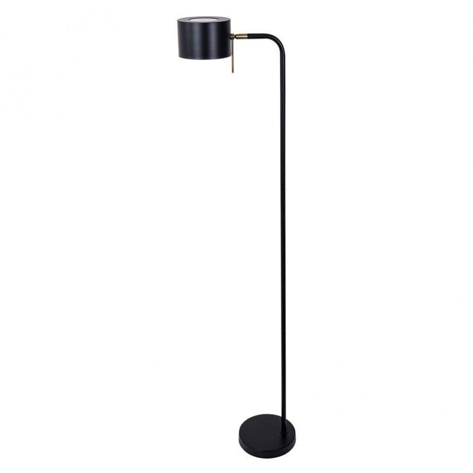 Торшер Arte Lamp Sebastian A7051PN-1BK фото 1 &mdash; Дзинь ля-ля