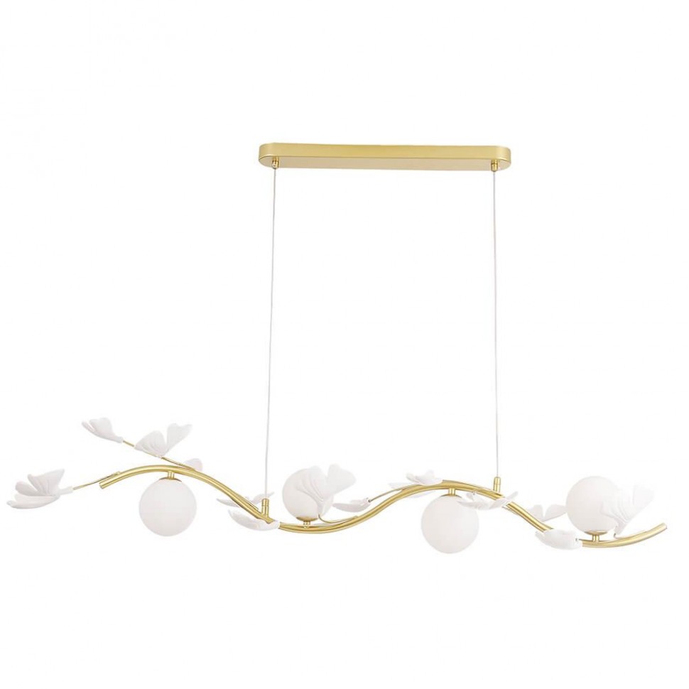 Подвесная люстра Crystal Lux Colibri SP4 Gold фото 1 &mdash; Дзинь ля-ля