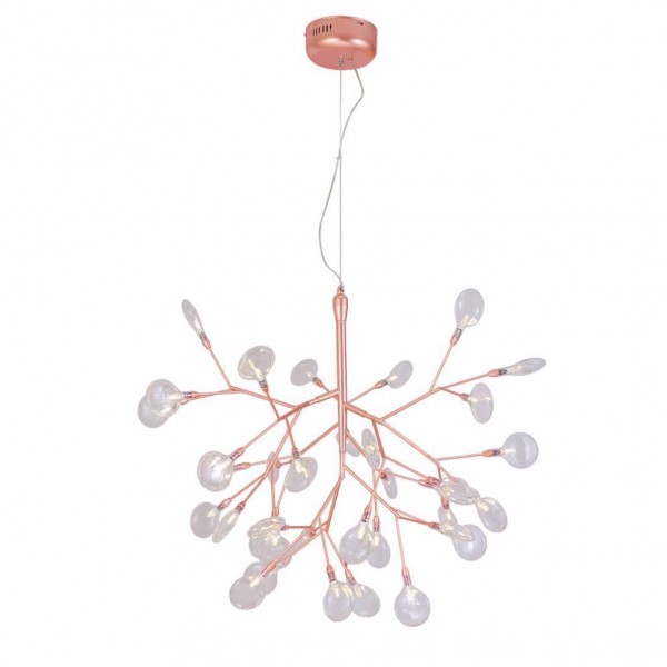 Подвесной светильник Crystal Lux Evita SP36 Copper/Transparent — Дзинь ля-ля