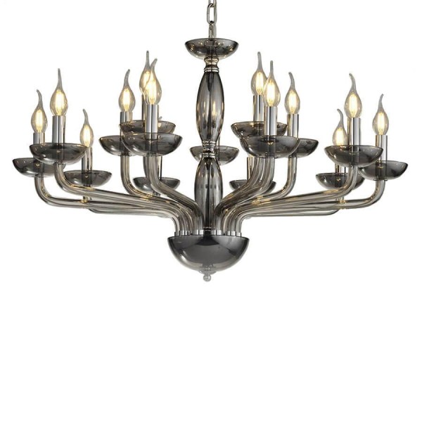 Подвесная люстра Newport 12615/C smoke М0062019 &mdash; Дзинь ля-ля