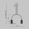 Подвесная люстра Maytoni Antic MOD302PL-02CG фото 2 — Дзинь ля-ля