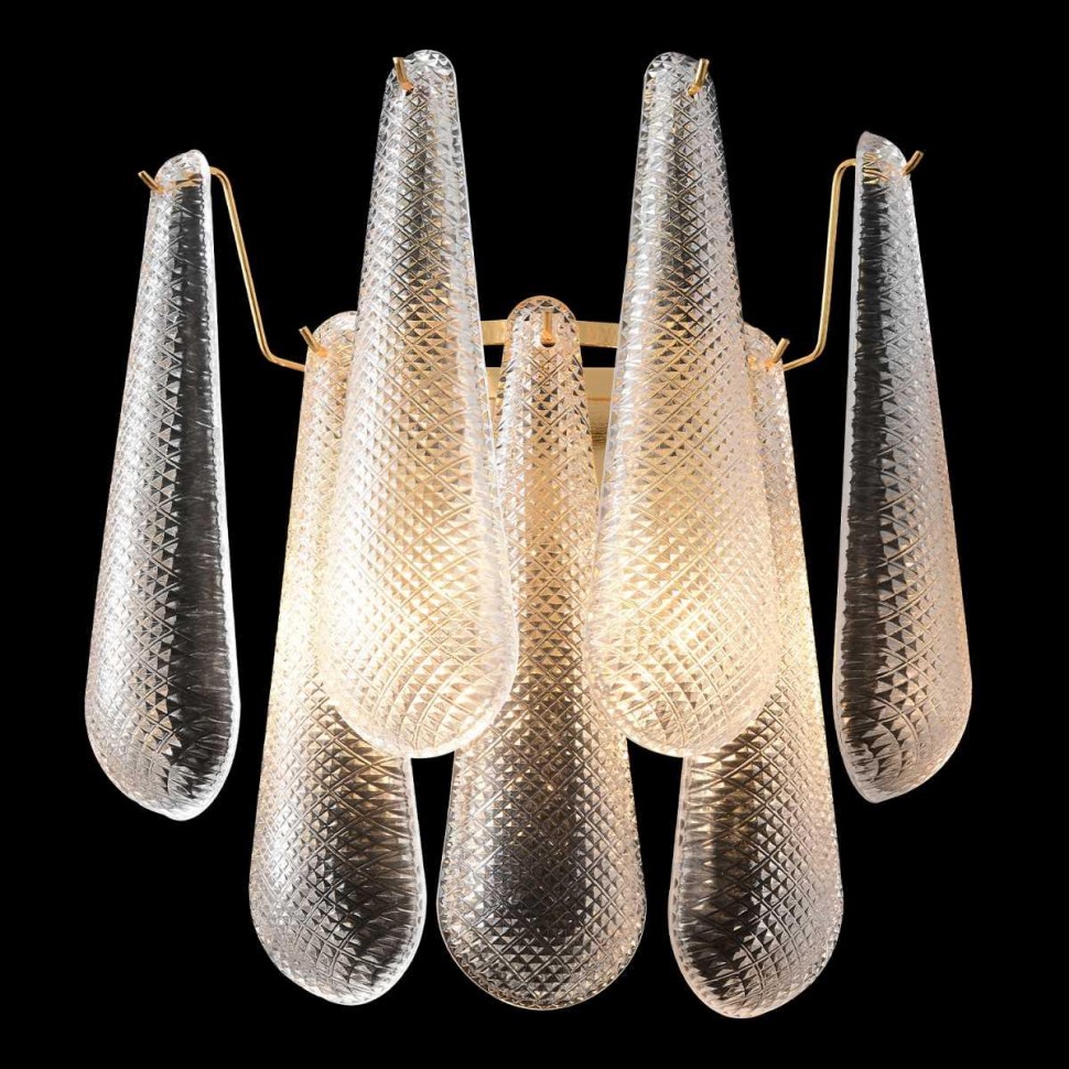 Настенный светильник Crystal Lux FONTAIN AP2 GOLD фото 1 &mdash; Дзинь ля-ля