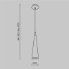 Подвесной светильник Maytoni Nevill P318-PL-01-W фото 2 &mdash; Дзинь ля-ля